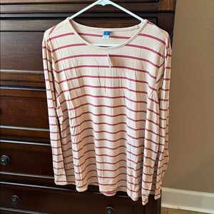 NWT Old Navy Luxe Striped Top